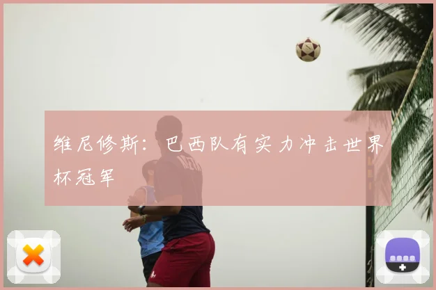 维尼修斯：巴西队有实力冲击世界杯冠军