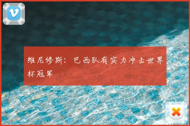 维尼修斯：巴西队有实力冲击世界杯冠军